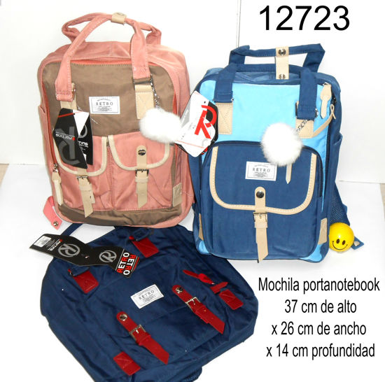Imagen de MOCHILA RETRO  PORTANOTEBOOK   01.25